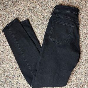 Old Navy Pop Icon Skinny High Rise Black Jeans 6